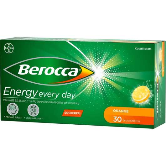 Berocca Energy Apelsin 30 brustabletter