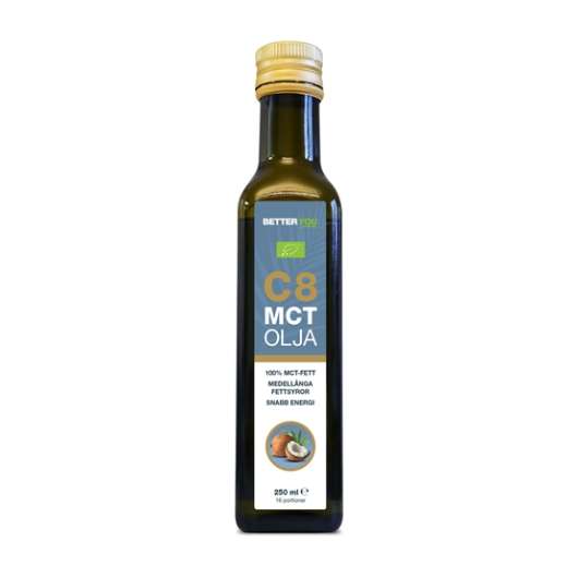 Better You Ekologisk C8 MCT-olja 250 ml