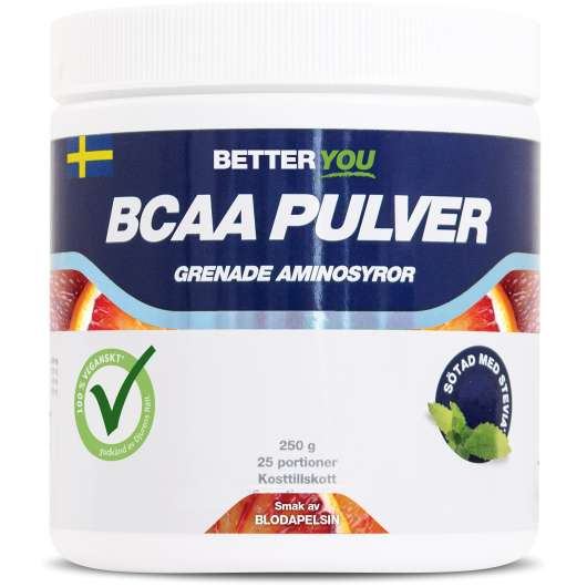 Better You Naturligt BCAA Pulver Blodapelsin 250 g