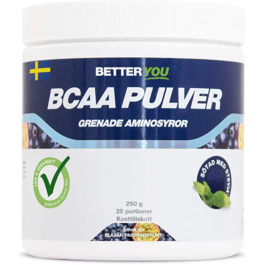 Better You Naturligt BCAA Pulver Passion/Blåbär 250 g
