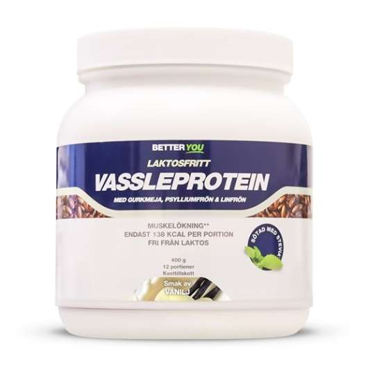 Better You Vassleprotein Laktosfritt 400g Vanilj