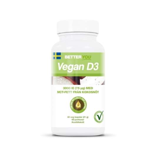 Better You Vegan D3 3000IE + MCT-fett 60 kaps