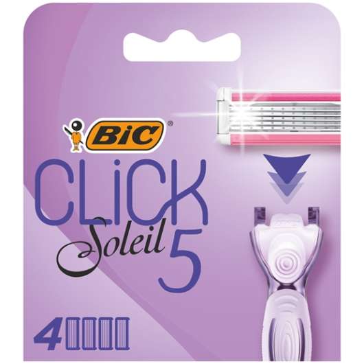 BIC SOLEIL Click 5 Soleil Rakblad 4-pack