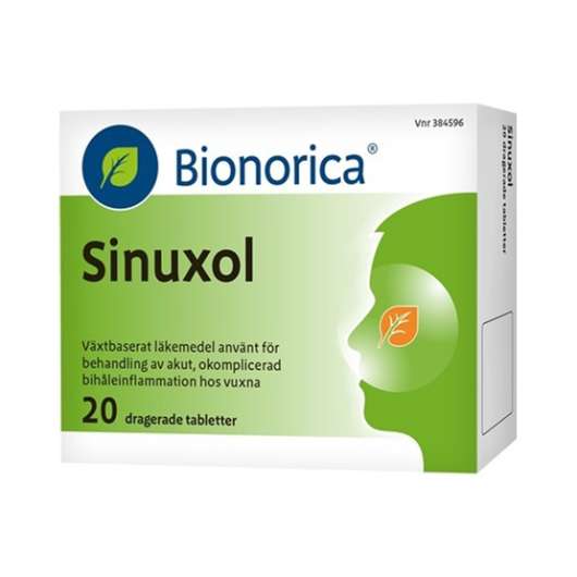 Bionorica Sinuxol 20 tablett(er) Dragerad tablett