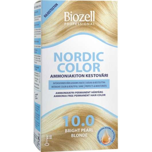 Biozell Nordic Color Permanent Hair Color Bright Pearl Blonde 10.0