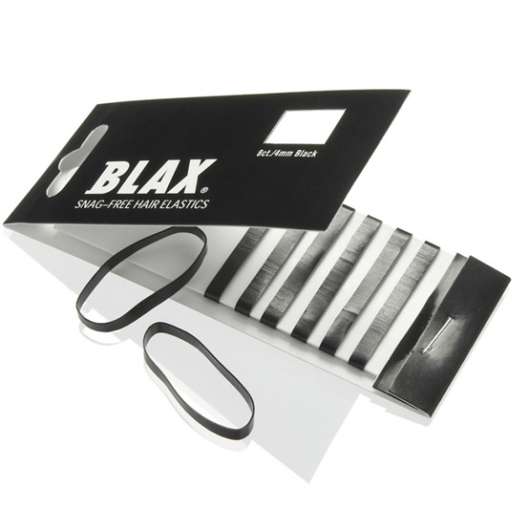 Blax Snag-Free Hair Elastic Black 8 st