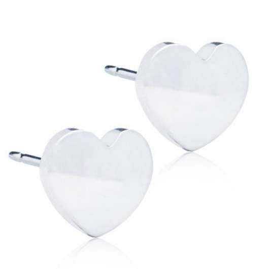 Blomdahl Silver Titanium Heart