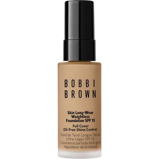 Bobbi brown mini skin longwear weightless foundation spf 15 warm sand
