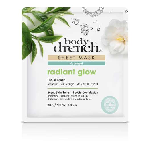 BodyDrench Sheet Mask Radiant Glow White Lace Hydrogel