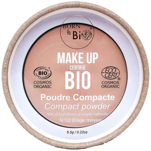 Born to Bio Organic Compact Powder N°2 Beige Moyen