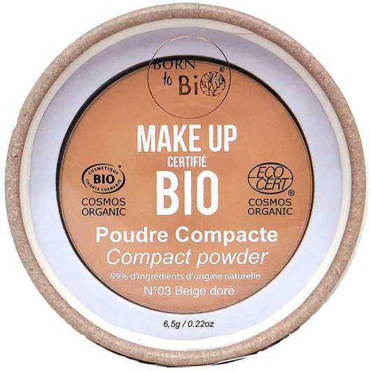 Born to Bio Organic Compact Powder N°3 Beige Golden