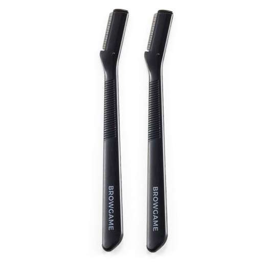 Browgame Cosmetics  Eyebrow Shaping Knife - Duo Pack