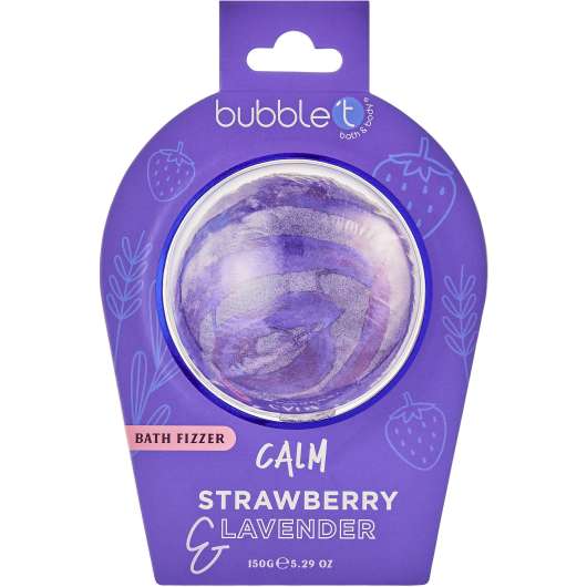 BubbleT Bath Fizzer Calm Strawberry & Lavender