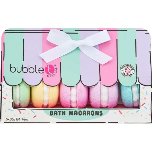 BubbleT Cartoon Macaron Bath Fizzer Set