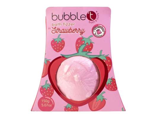 BubbleT Fruitea Bath Fizzer Strawberry,  BubbleT Badtillbehör