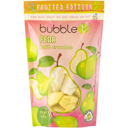 BubbleT Fruitea Pear Bath Crumble  250 ml