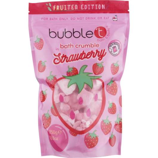 BubbleT Fruitea Strawberry Bath Crumble 250 g