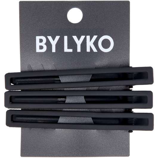 By Lyko 3-pack Stylist Clips Rubber