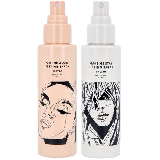 By Lyko Matte and Glow Setting Spray Duo-kit