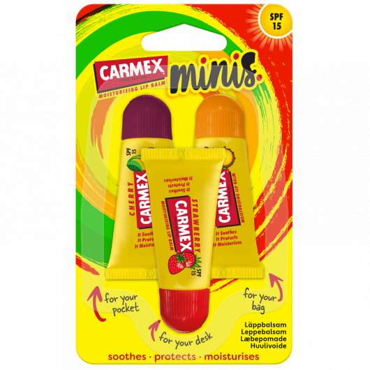Carmex Lip Balm Minis SPF15