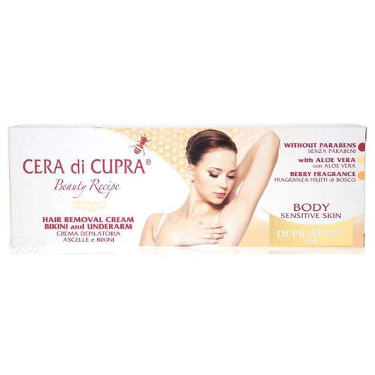 Cera di Cupra Beauty Recipe Hair Removal Cream Bikini and Underarm 100