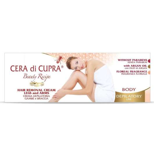 Cera di Cupra Beauty Recipe Hair Removal Cream Legs and Arms 100 ml