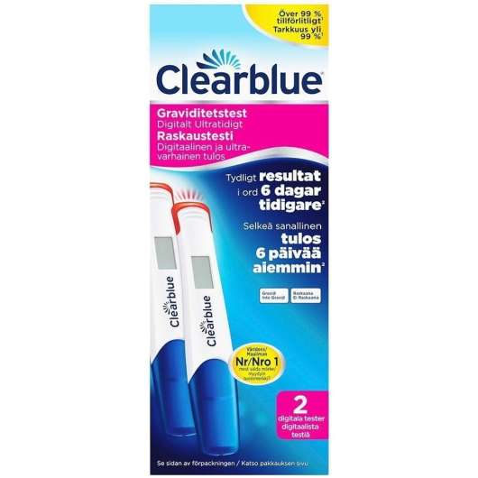 Clear Blue Pregnancy Test Digital Ultra Early 2 st