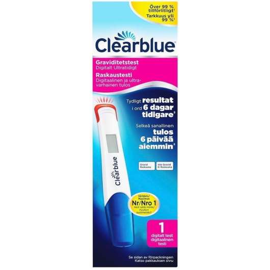 Clear Blue Pregnancy Test Digital Ultra Early