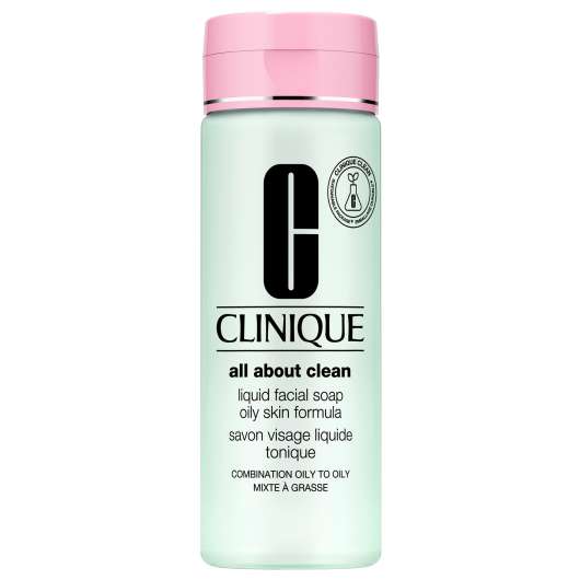 Clinique 3-Step Liquid Facial Soap cleanser Oily Skin Formula - Combin