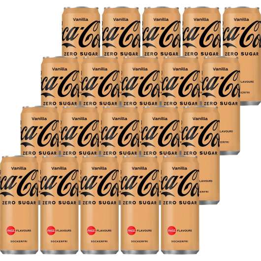 Coca-Cola Zero Vanilj 20 x 33cl
