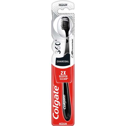Colgate Toothbrush 360 Charcoal Medium