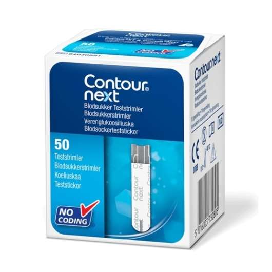 Contour Diabetes Solutions Contour Next teststickor 50 st