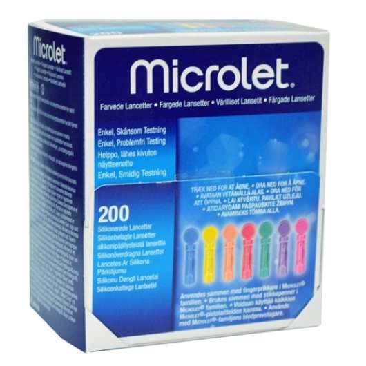 Contour Diabetes Solutions Microlet Lancetter 200 st