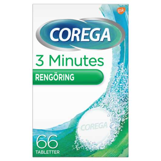 Corega Tabs 3 Minutes 66 st