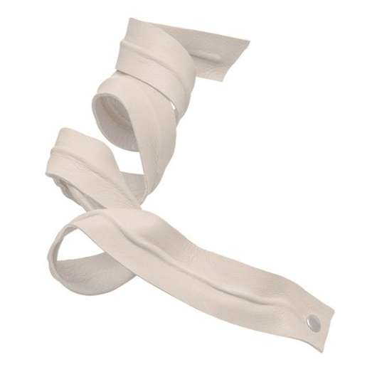 Corinne Leather Band Long Bendable  Cream