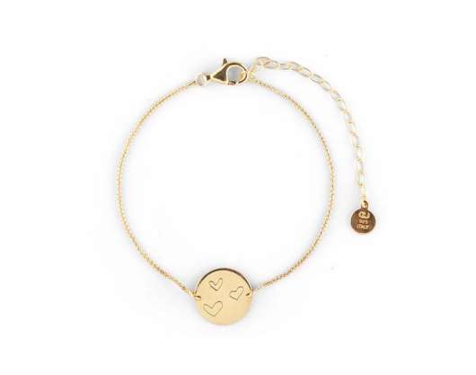CU Jewellery Ellas Coin Bracelet Gold