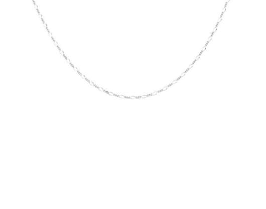 CU Jewellery Figaro Necklace Silver