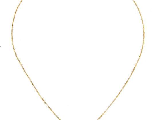 CU Jewellery - Letter Venus Big Necklace Gold