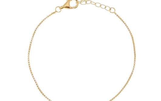 CU Jewellery - Letters Venus Chain Bracelet Gold