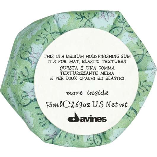 Davines More Inside This is a Medium Hold Finishing Gum 75 ml