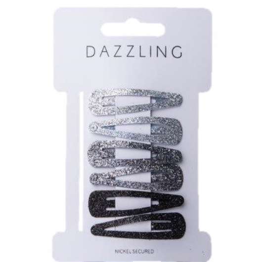Dazzling Hår 6-pack glittriga hårspännen