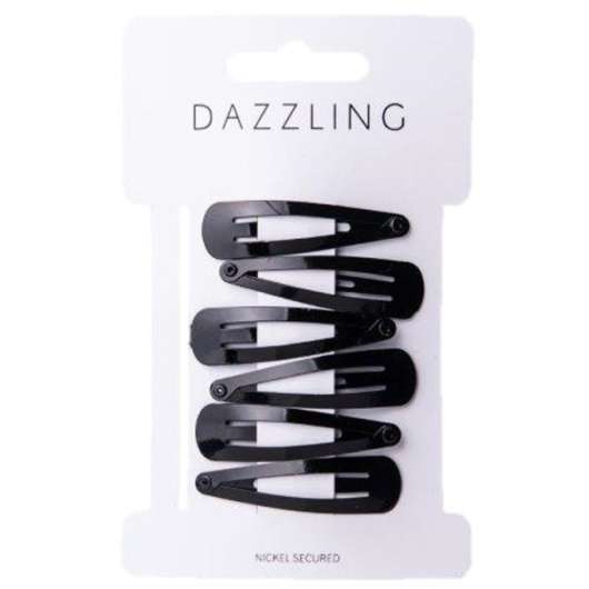 Dazzling Hår 6-pack svarta hårspännen