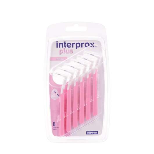 Dentaid InterProx Vinkel Plus Rosa 0,38 mm 6 st