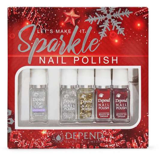 Depend Nail Polish 5-pack