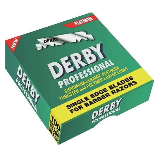 Derby Professional Single Edge Razor Blades 100-Pack 100 st