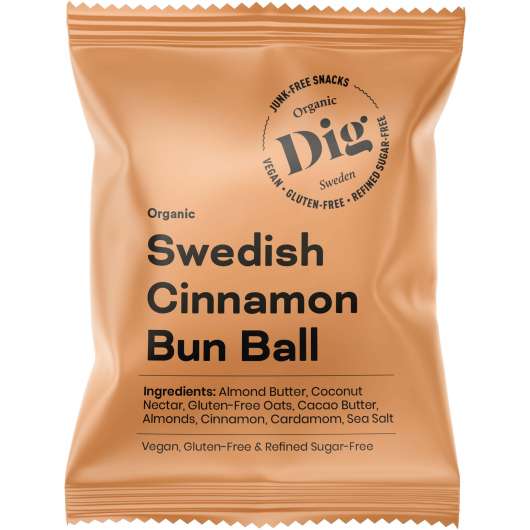 Dig Organic Swedish Cinnamon Bun Ball 25 g