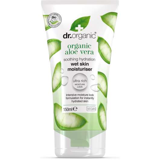 Dr. Organic Aloe Vera Wet Skin Moisturiser 150 ml