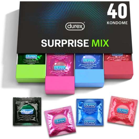 Durex Surprise Me Deluxe Condoms 40 st