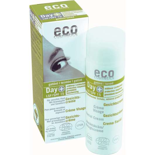 Eco Cosmetics Dagkräm Spf 15 Tonad 50 ml