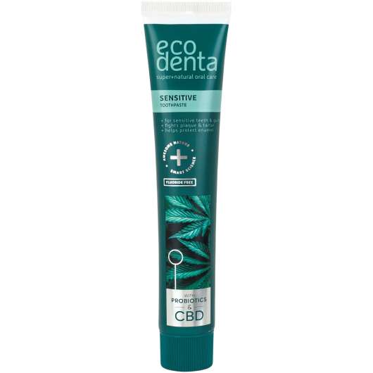 Ecodenta Sensitive Toothpaste With CBD And Probiotics 75 ml